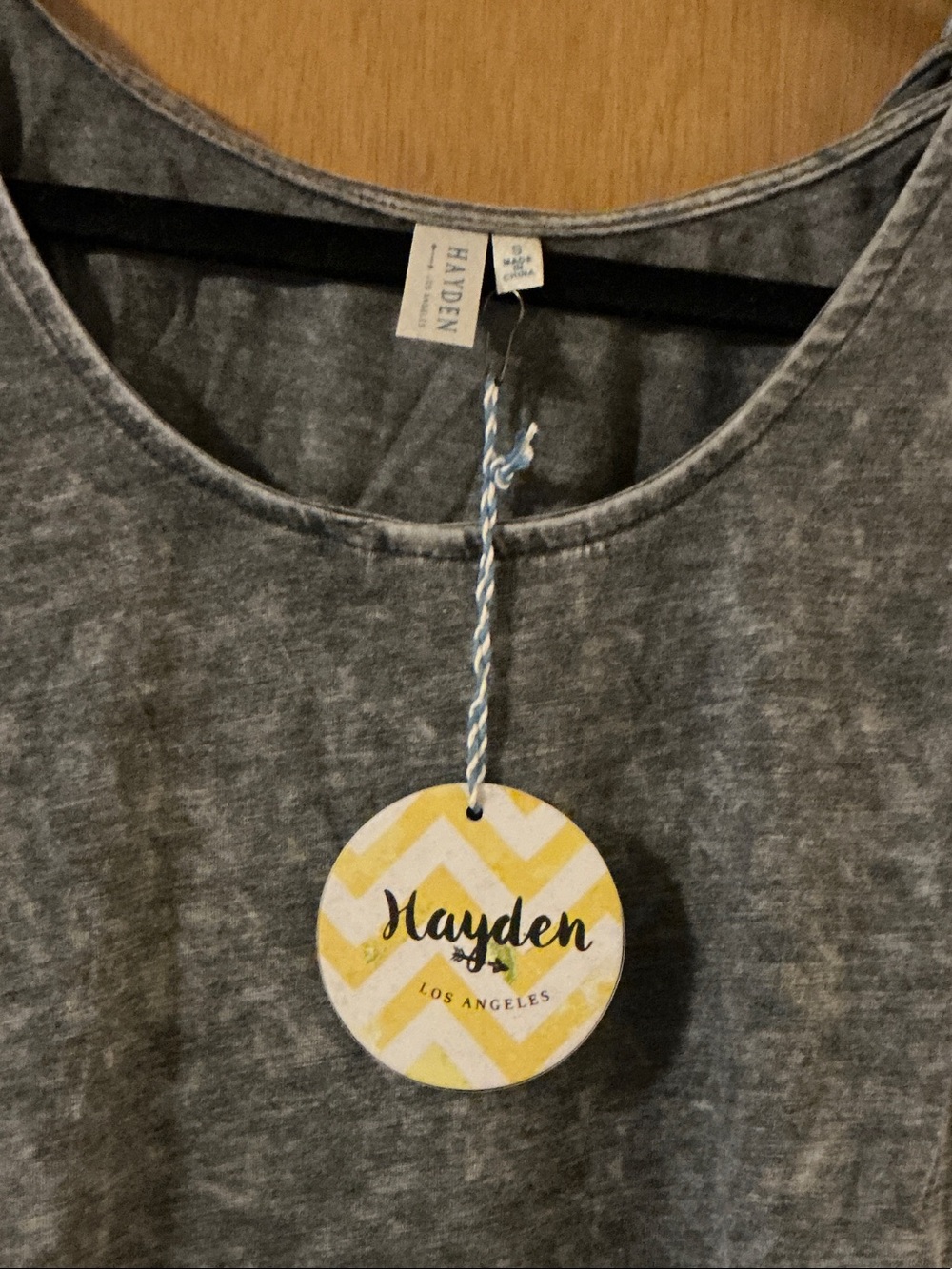 Hayden Gray Heathered Crew Neck Shift